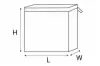 15L x 18H x 4W, Vinyl Blanket Bags, 4 Gauge, Clear Phthalate Free Vinyl, White Zipper