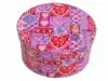 5-3/8W x 3-5/8L x 2-1/2H, Breast Cancer Awareness Fabric Boxes