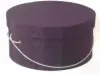 8-3/4W x 4-1/2L, Amethyst Hat Boxes