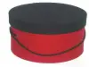 8-3/8W x 6-5/8L x 4-1/2H, Red and Black Hat Boxes