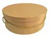 8-3/4W x 4-1/2L, Gold Hat Boxes