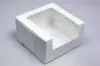 6W x 6L x 4H, Window Bakery Boxes, White