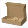 6W x 6L x 3H, 4 Corner Beers - Popup Pastry Boxes, Kraft