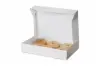 8W x 5L x 3H, 4 Corner Beers - Popup Pastry Boxes, White