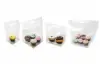 Half Dozen Cup Bag & Standard Insert, Clear Cupcake Zip Seal Bag Sets, Clear
