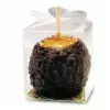 3-5/8W x 3-5/8L x 4-1/4H, Apple Plastic Box