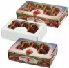 7W x 4-1/2L x 2H, Chocolate Covered Strawberry Window Boxes, White