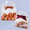 4-7/8W x 1-7/8L x 4-3/8H, Clear Tote Style Candy Boxes