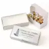 7-1/4W x 3-1/4L x 1-3/4H, Folding 1 Piece White Candy Boxes