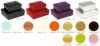 4-3/4W x 3-1/4L x 2H - Base, Folding Set-up Boxes w/ Mix & Match Colors, Black