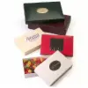 9-5/8W x 6L x 1-1/4H, Glossy 2 Piece Folding Candy Boxes, Ivory