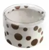 2W x 1L, Round Plastic Favor Boxes, Chocolate Dots