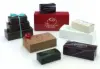 4-1/2W x 2-1/2L x 1-1/2H, Traditional Automatic Paper Candy Boxes, Barber Ivory Matte Color on White, 1/4 lb