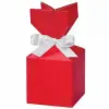 3.5W x 3.5L x 3.5H, Cinch Gift Boxes, Red