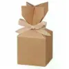 3.5W x 3.5L x 3.5H, Cinch Gift Boxes, Kraft