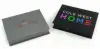 4-7/8W x 3-7/8L x 7/8H, Magnetic Soft Touch Full Color Imprinted Giftcard Boxes, Pewter