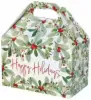8-1/2W x 5L x 5-1/2H, Theme Gable Gift Basket Boxes, Holiday Berries