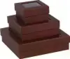 3-3/4W x 3-3/4L x 2-1/8H, Ultra-Rigid Gourmet 2 Piece Window Boxes, Chocolate