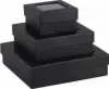 7-3/4W x 7-3/4L x 2-1/8H, Ultra-Rigid Gourmet 2 Piece Window Boxes, Black