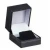 1-7/8W x 2L x 1-1/2H, Cartier Style Leatherette Boxes, Black, Small Earring