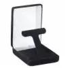 2-3/4W x 3-5/8L x 1-3/8H, Echelon Velour Collection, Black