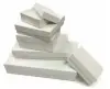 8W x 2L x 7/8H, Eco Matte White Kraft Jewelry Boxes, White