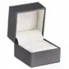 2-1/2W x 2-1/2L x 2-3/8H, Opulent Collection, Charcoal Grey w/ Cream