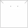 3-1/2W x 3-1/2L, Peachboard Folding Flocked Cardboard Platforms, Black