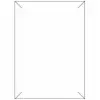 5-1/4W x 3-3/4L, Peachboard Folding Flocked Cardboard Platforms, Black