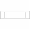 8W x 2L, Peachboard Folding Flocked Cardboard Platforms, Black