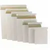 6W x 8L, Heavy Duty Flat White Self-Seal Cardboard Mailers