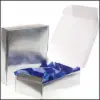 11W x 13-3/8L x 3-1/2H, Fine Italian Textured Mailers, Silver Textured
