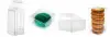 4W x 4L x 3H, Clear Plastic Value Series Food Safe Crystal Clear PET Boxes