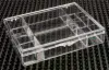4-5/8W x 3-1/2L x 3/4H, Rigid Clear Hinged Partition Boxes, 7 Partitions