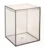 3-7/8W x 3-7/8L x 4-7/8H, Rigid Clear Plastic Cube Boxes