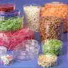 5-1/8W x 5-1/8L, Rigid Clear Round Plastic Boxes