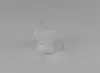 1W x 1L x 1/2H, Rigid Hinged Plastic Boxes, Clear