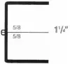 1-1/4W x 1-1/4L x 1-1/4H, Rigid Hinged Plastic Boxes, Clear