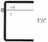 1-1/4W x 1-1/4L x 1-1/4H, Rigid Hinged Plastic Boxes, Clear