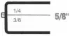 1-1/4W x 1-1/4L x 5/8H, Rigid Hinged Plastic Boxes, Clear