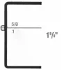 2W x 2L x 1-5/8H, Rigid Hinged Plastic Boxes, Clear