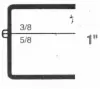 2W x 2L x 1H, Rigid Hinged Plastic Boxes, Clear
