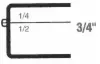 2-7/8W x 1-3/16L x 3/4H, Rigid Hinged Plastic Boxes, Clear