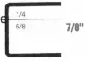2-7/8W x 1-3/16L x 7/8H, Rigid Hinged Plastic Boxes, Clear