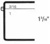 2-7/8W x 2L x 1-3/16H, Rigid Hinged Plastic Boxes, Clear