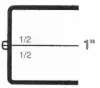 2-7/8W x 2L x 1H, Rigid Hinged Plastic Boxes, Clear