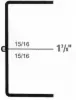 2-9/16W x 2-9/16L x 1-7/8H, Rigid Hinged Plastic Boxes, Clear