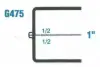 3W x 3L x 1H, Rigid Hinged Plastic Boxes, Clear