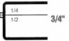 3-1/2W x 2-9/16L x 3/4H, Rigid Hinged Plastic Boxes, Clear