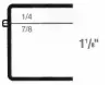 3-1/2W x 2-9/16L x 1-1/8H, Rigid Hinged Plastic Boxes, Clear